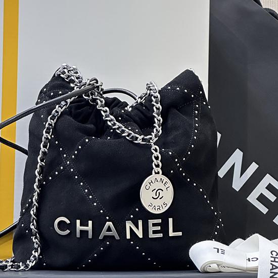 Chanel 22 Mini Handbag Black AS3980