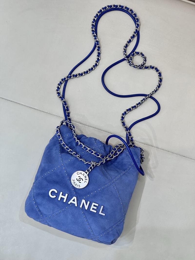 Chanel 22 Mini Handbag Blue AS3980