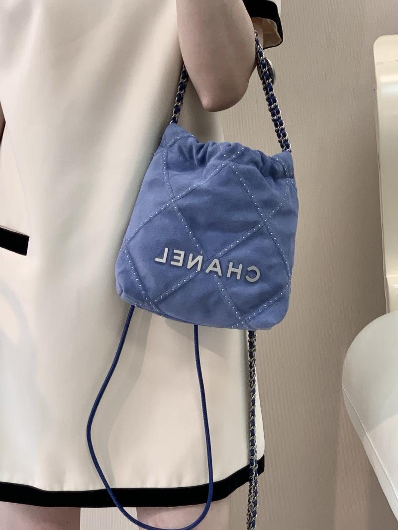 Chanel 22 Mini Handbag Blue AS3980