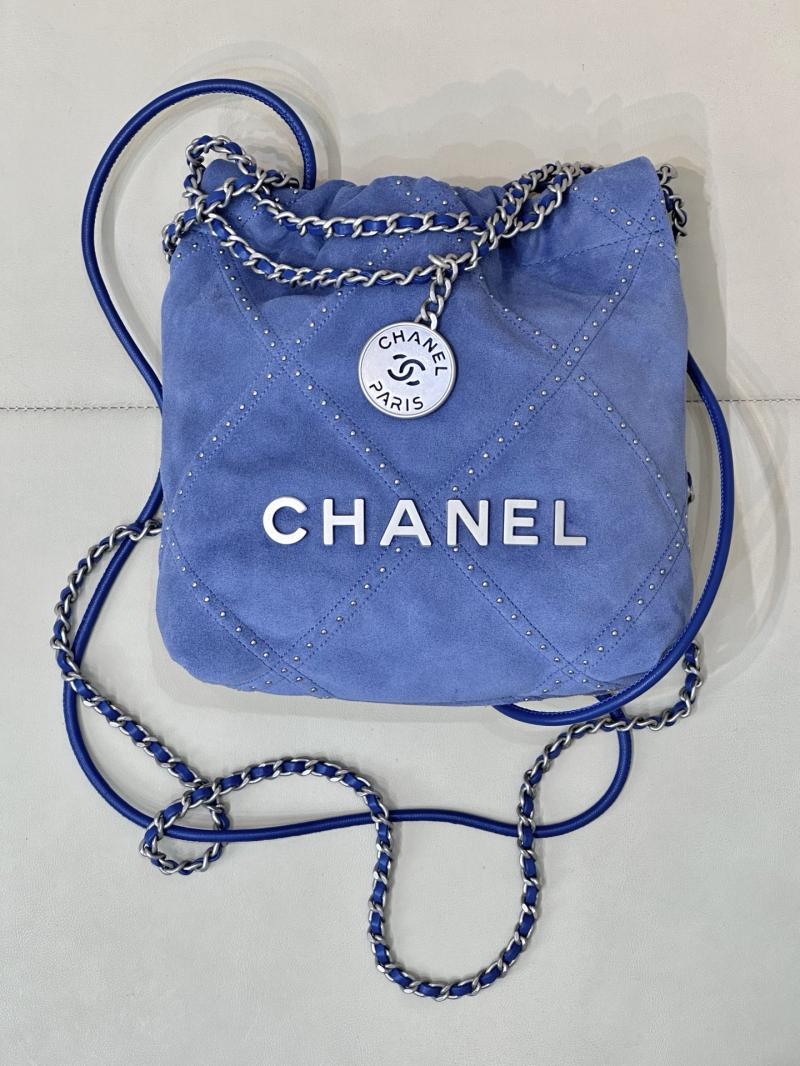 Chanel 22 Mini Handbag Blue AS3980