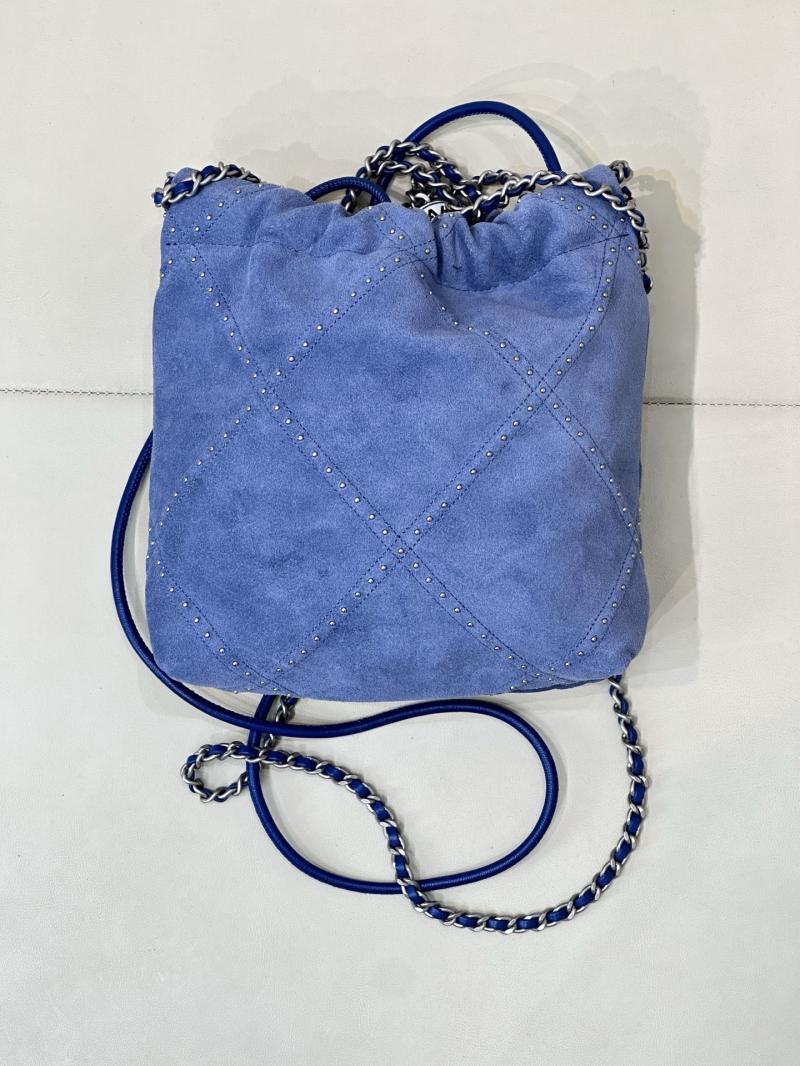 Chanel 22 Mini Handbag Blue AS3980
