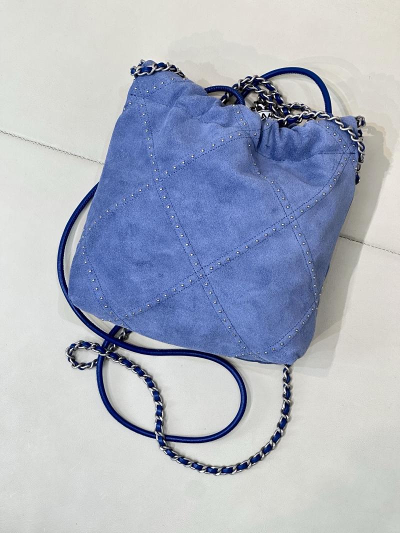 Chanel 22 Mini Handbag Blue AS3980