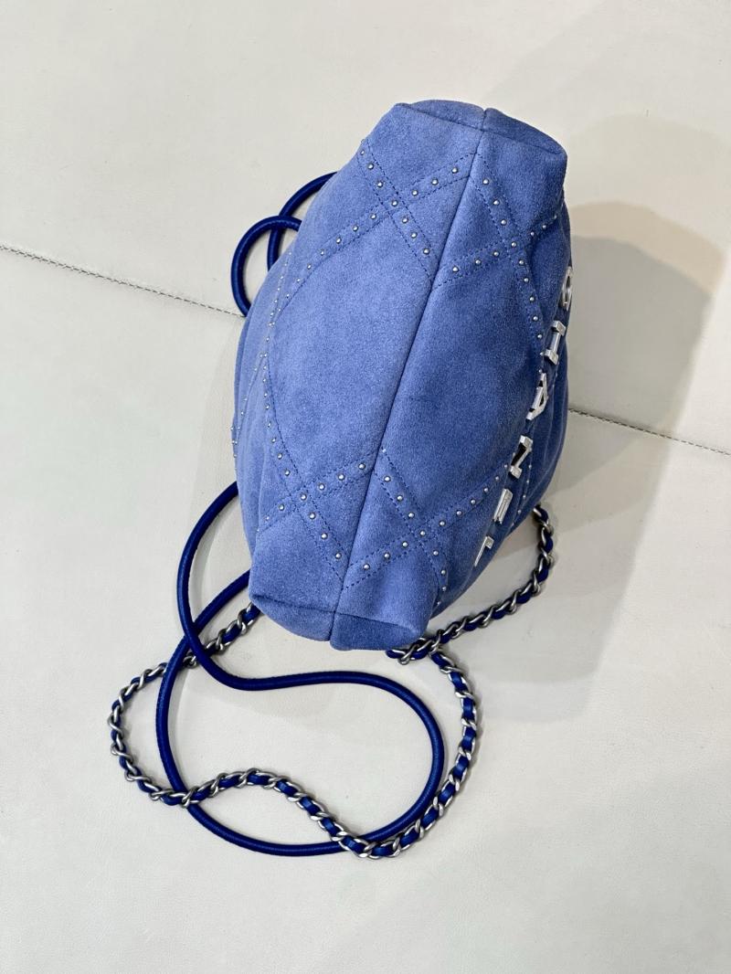 Chanel 22 Mini Handbag Blue AS3980