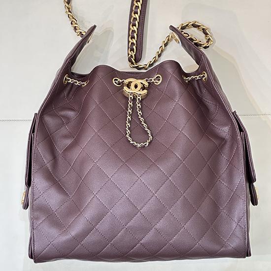 Chanel 25 Medium Handbag Coffee AS5311