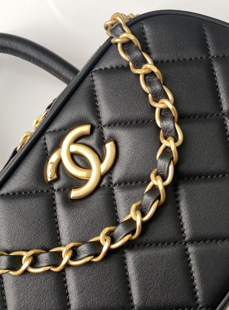 Chanel Mini Bowling Bag Black AS5572