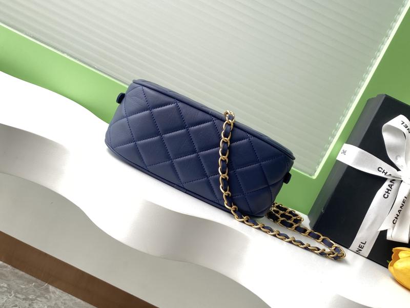 Chanel Mini Bowling Bag Blue AS5572