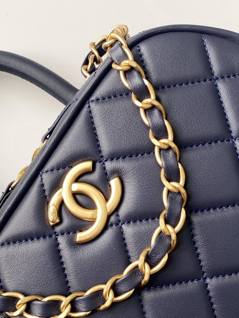 Chanel Mini Bowling Bag Blue AS5572