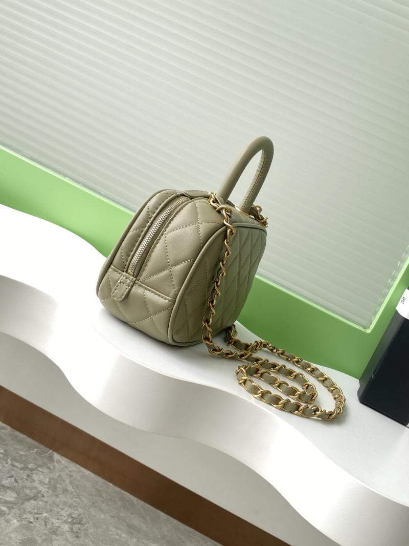 Chanel Mini Bowling Bag Green AS5572