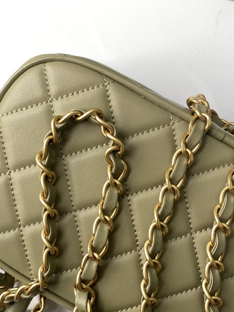 Chanel Mini Bowling Bag Green AS5572