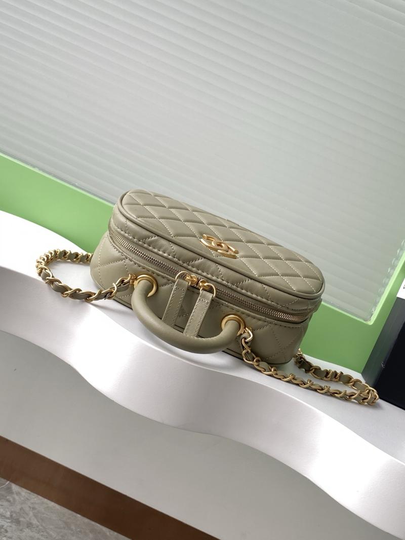 Chanel Mini Bowling Bag Green AS5572