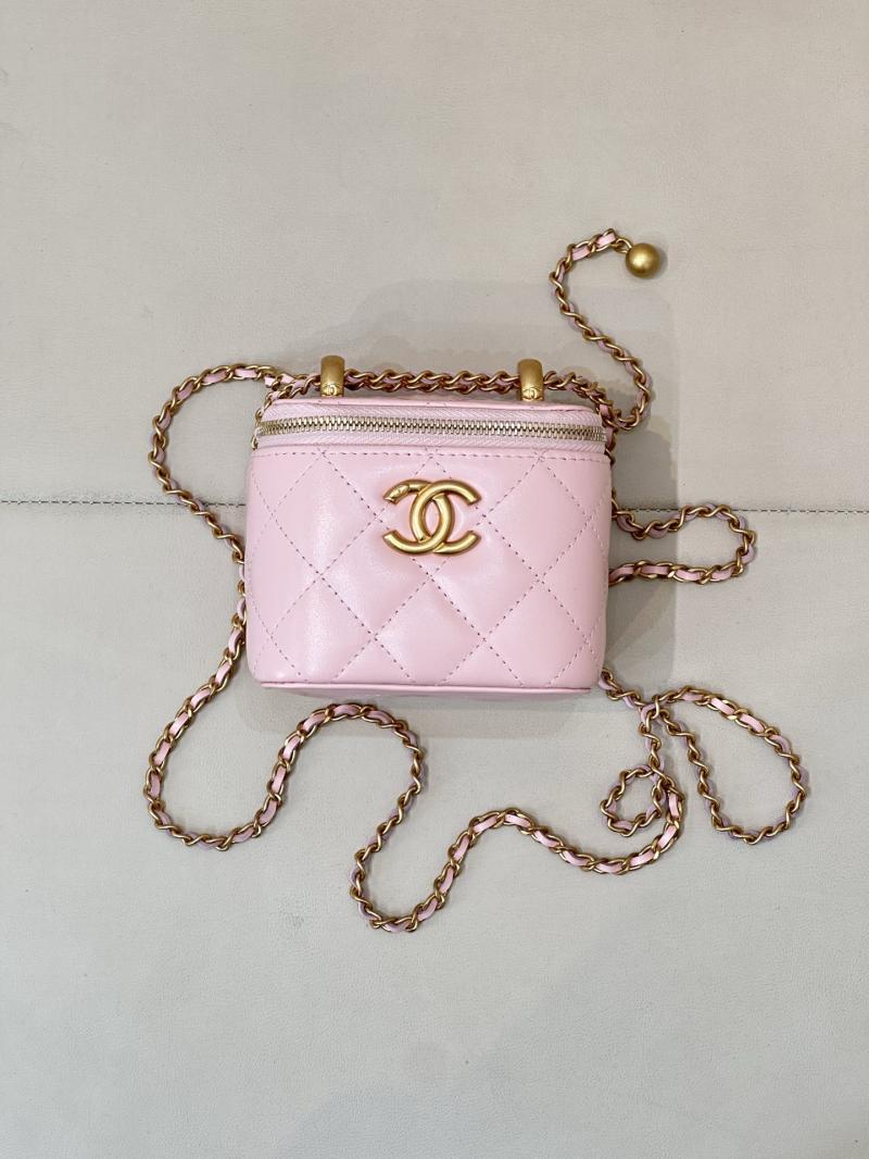 Chanel Mini Vanity With Chain Pink AP2292