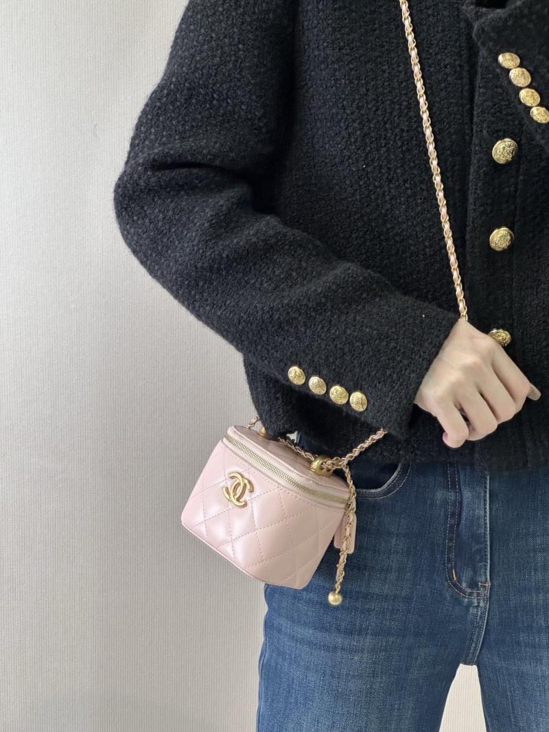 Chanel Mini Vanity With Chain Pink AP2292