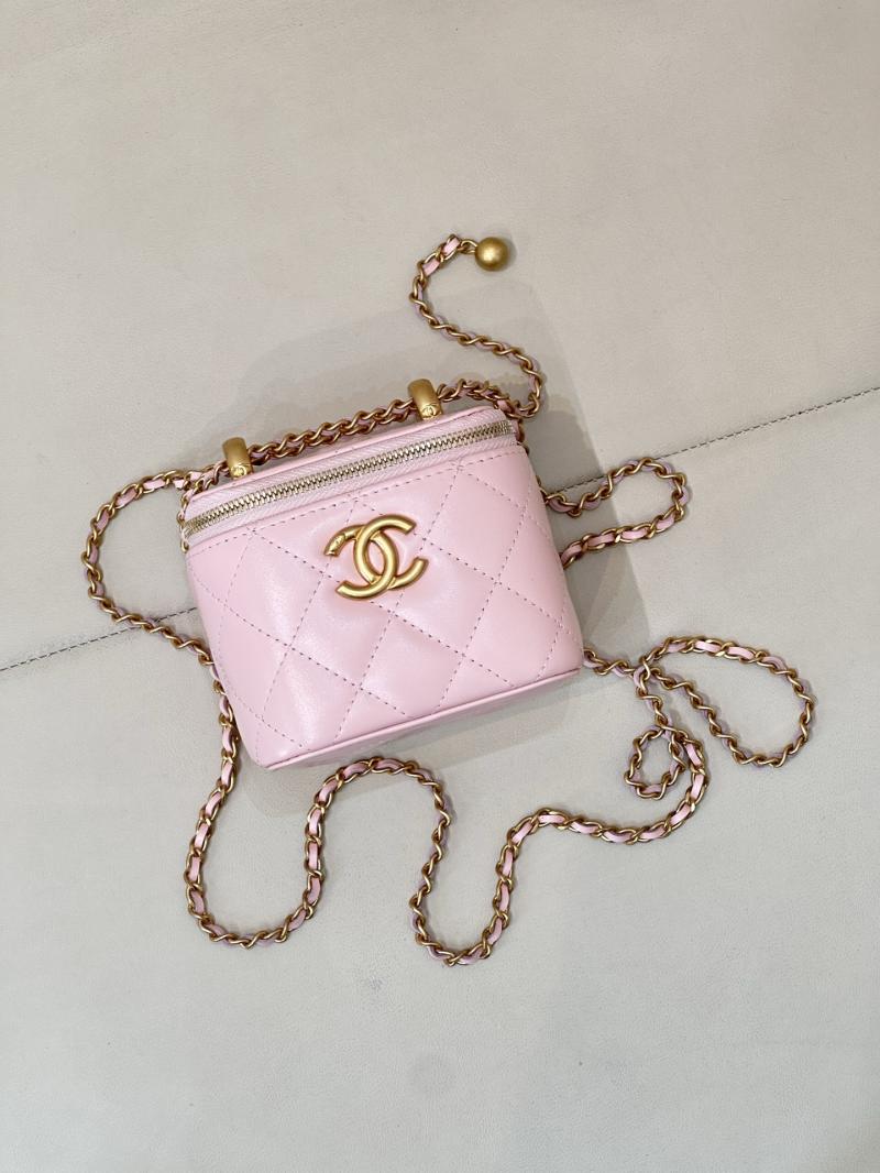 Chanel Mini Vanity With Chain Pink AP2292