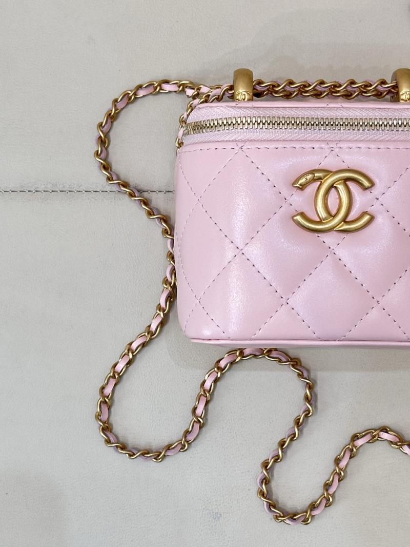 Chanel Mini Vanity With Chain Pink AP2292