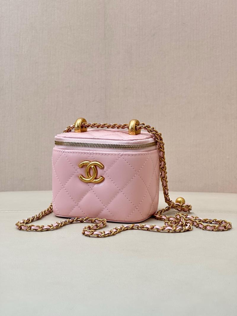 Chanel Mini Vanity With Chain Pink AP2292