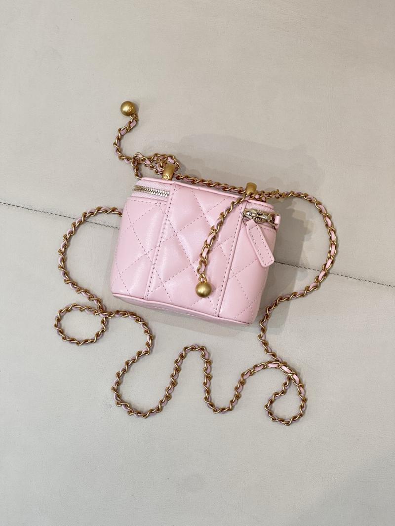 Chanel Mini Vanity With Chain Pink AP2292