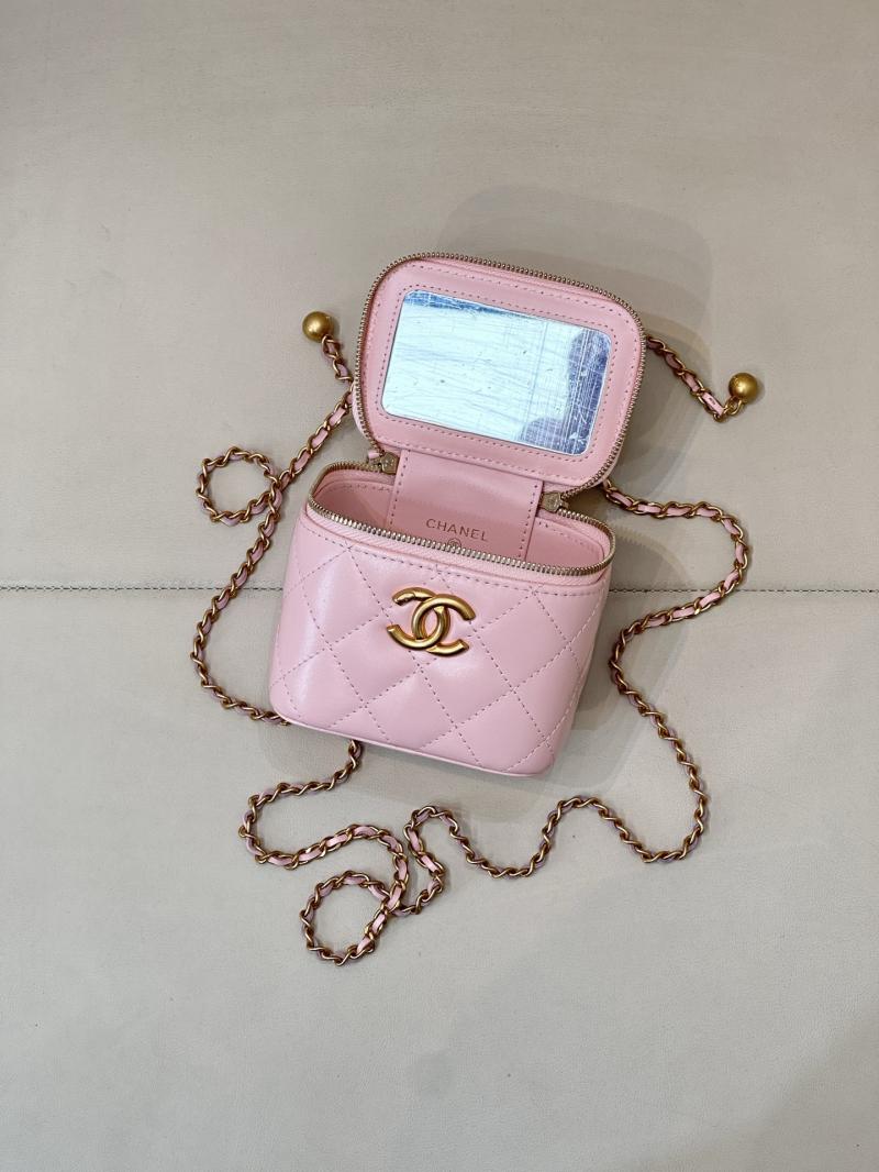 Chanel Mini Vanity With Chain Pink AP2292