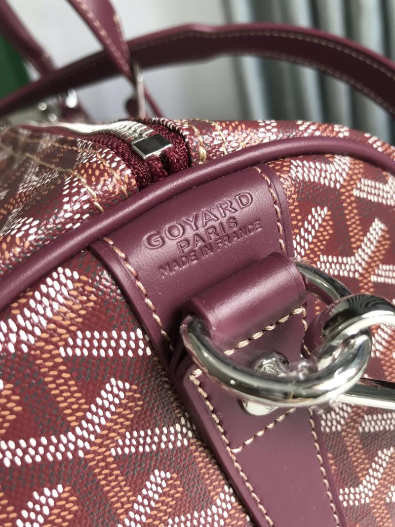 Goyard Boston 45 Bag Burgundy G020231