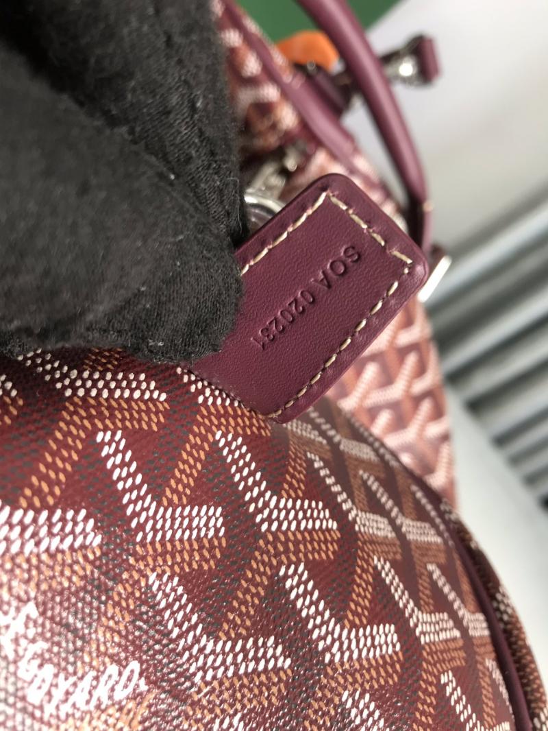 Goyard Boston 45 Bag Burgundy G020231