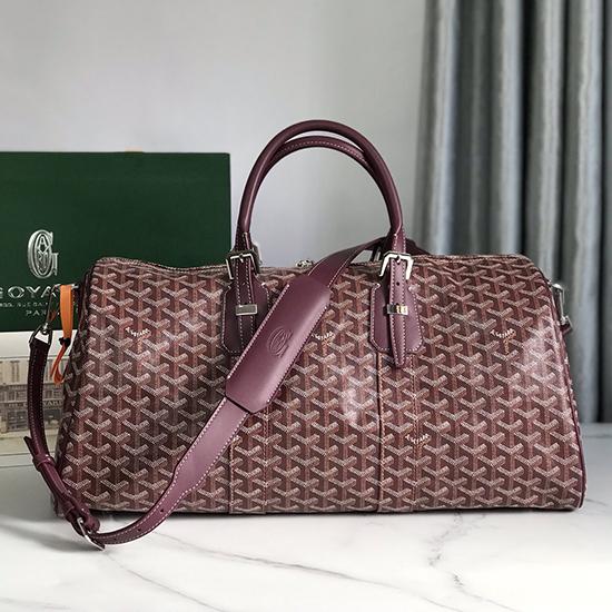 Goyard Boston 45 Bag Burgundy G020231