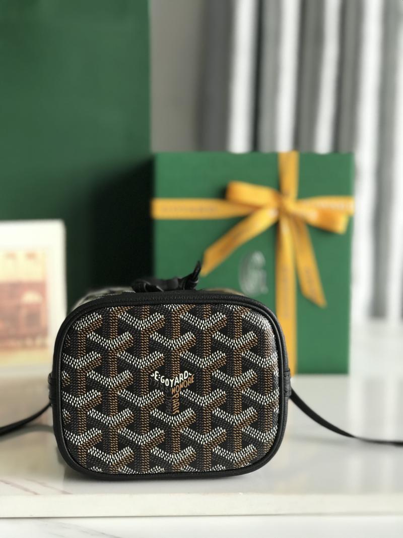 Goyard Petit Flot Mini Bucket Bag Black G020251