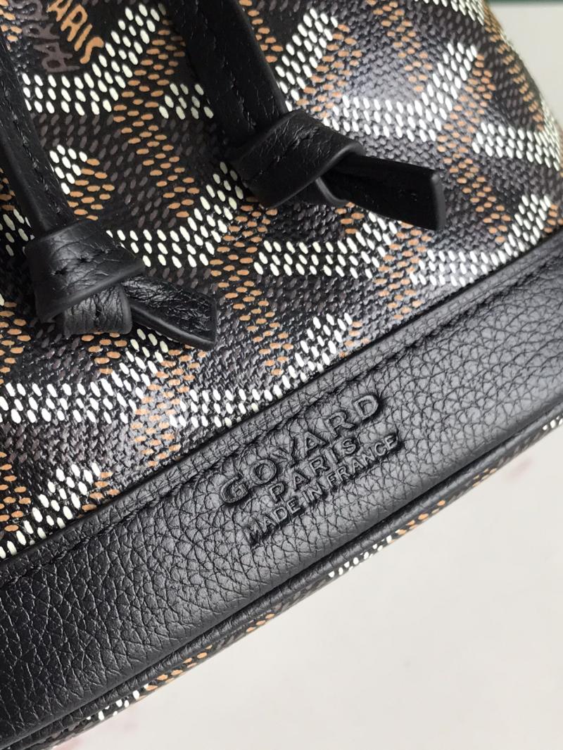 Goyard Petit Flot Mini Bucket Bag Black G020251