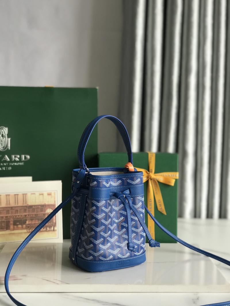 Goyard Petit Flot Mini Bucket Bag Blue G020251