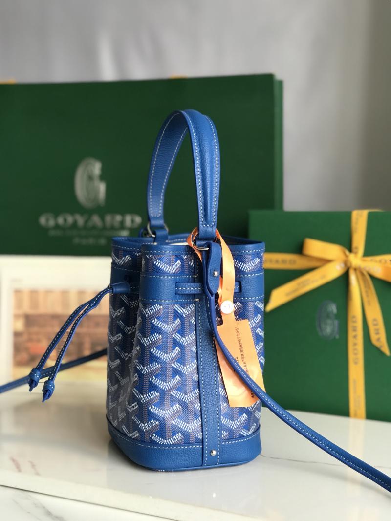 Goyard Petit Flot Mini Bucket Bag Blue G020251