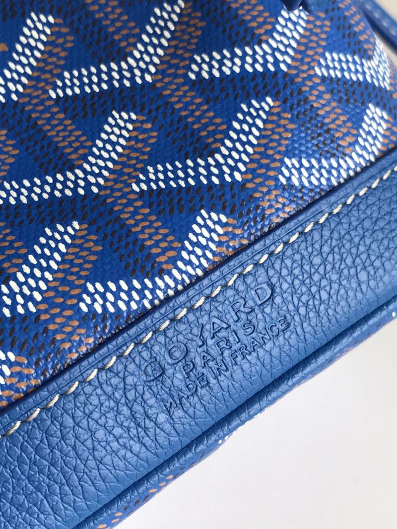 Goyard Petit Flot Mini Bucket Bag Blue G020251