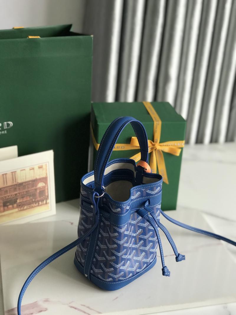 Goyard Petit Flot Mini Bucket Bag Blue G020251
