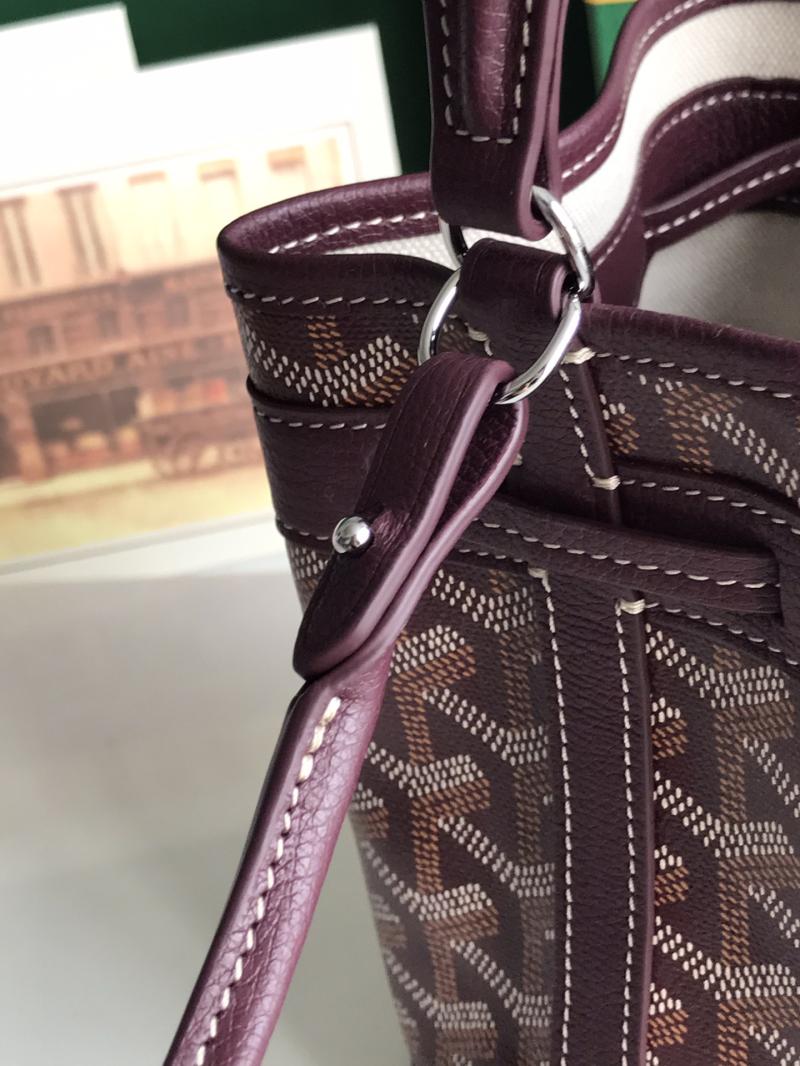 Goyard Petit Flot Mini Bucket Bag Burgundy G020251