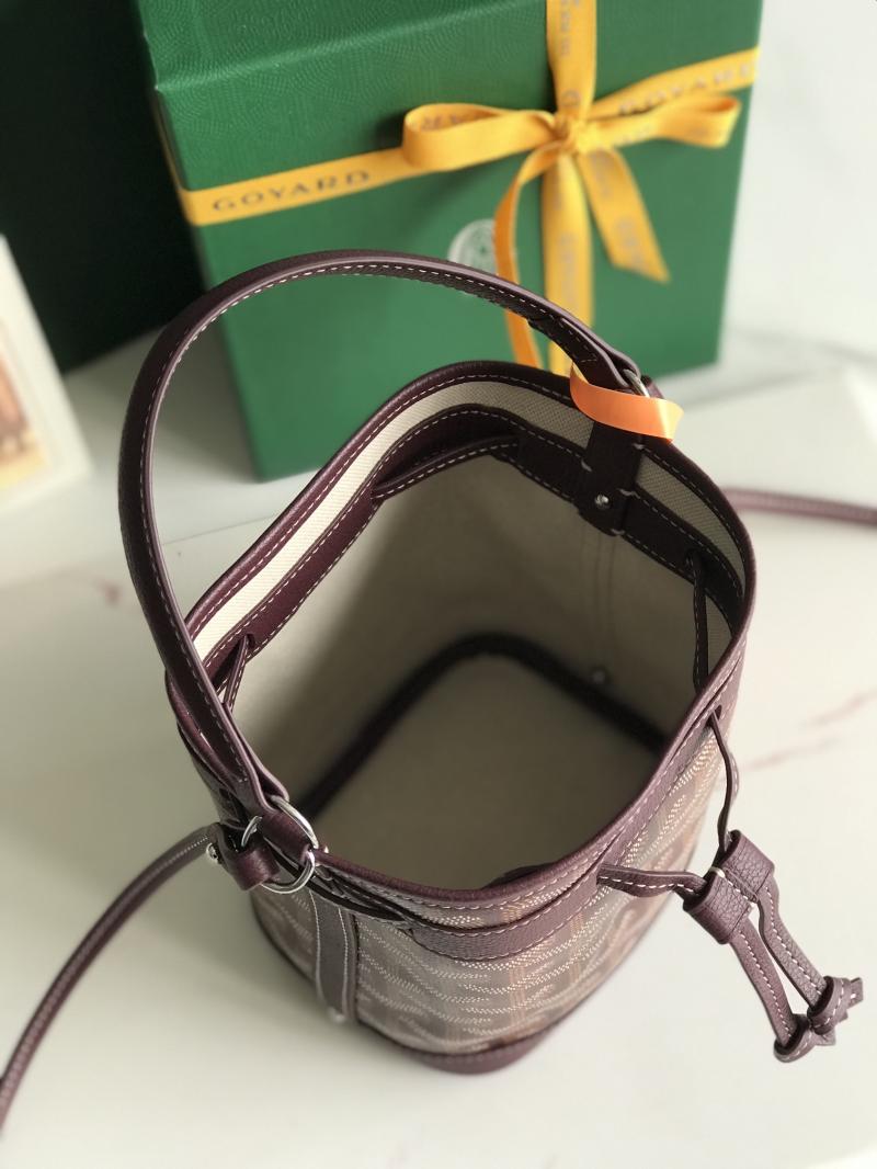 Goyard Petit Flot Mini Bucket Bag Burgundy G020251