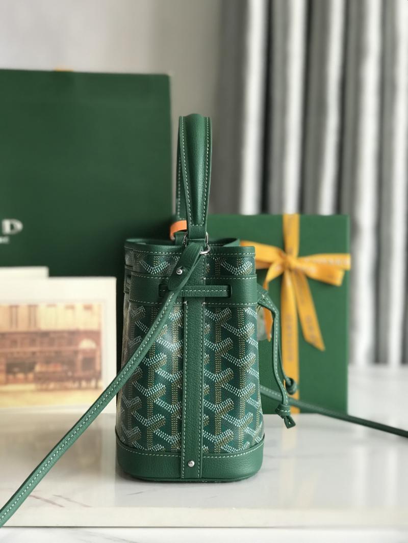 Goyard Petit Flot Mini Bucket Bag Green G020251