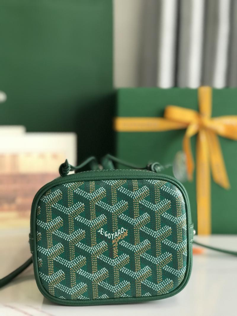 Goyard Petit Flot Mini Bucket Bag Green G020251