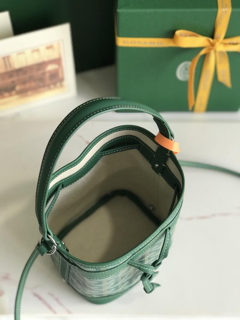 Goyard Petit Flot Mini Bucket Bag Green G020251