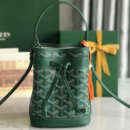 Goyard Petit Flot Mini Bucket Bag Green G020251