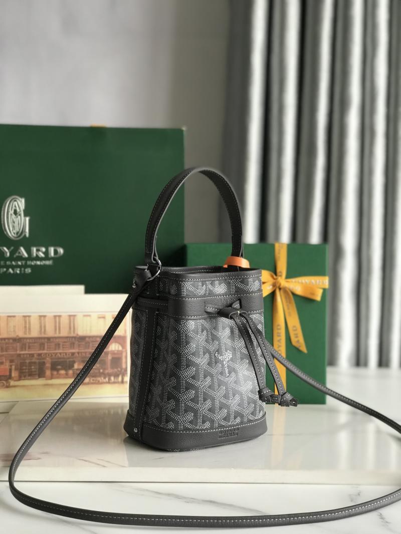 Goyard Petit Flot Mini Bucket Bag Grey G020251