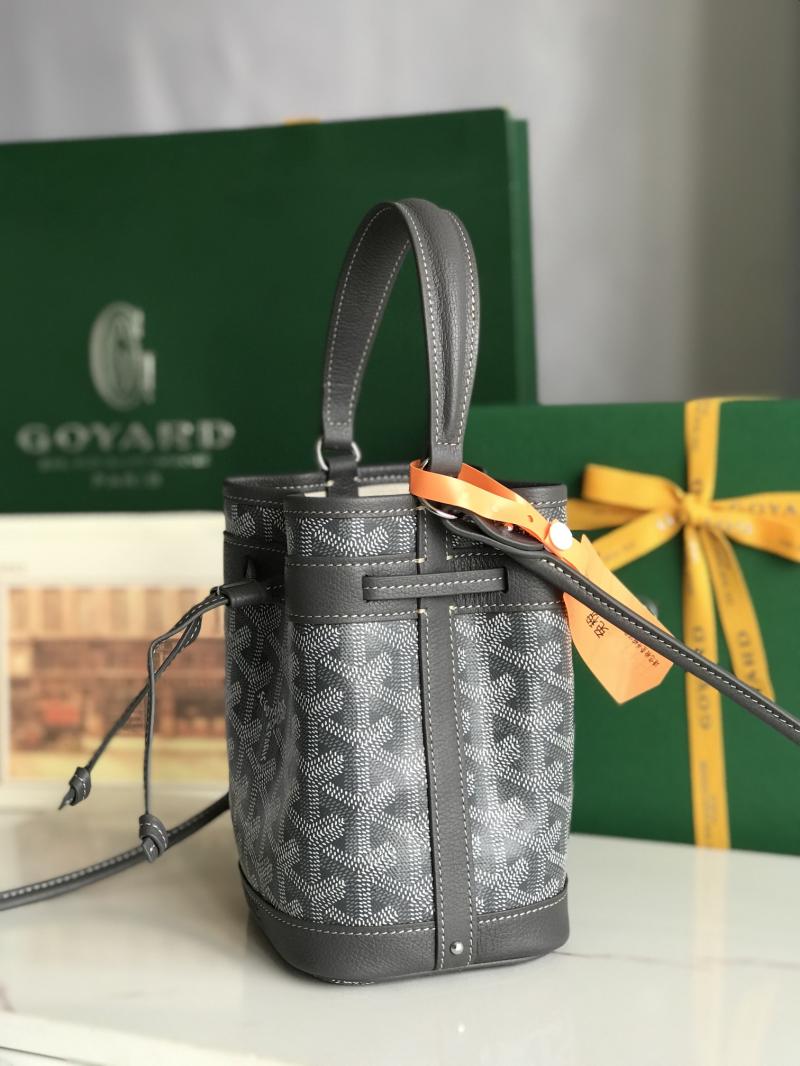 Goyard Petit Flot Mini Bucket Bag Grey G020251