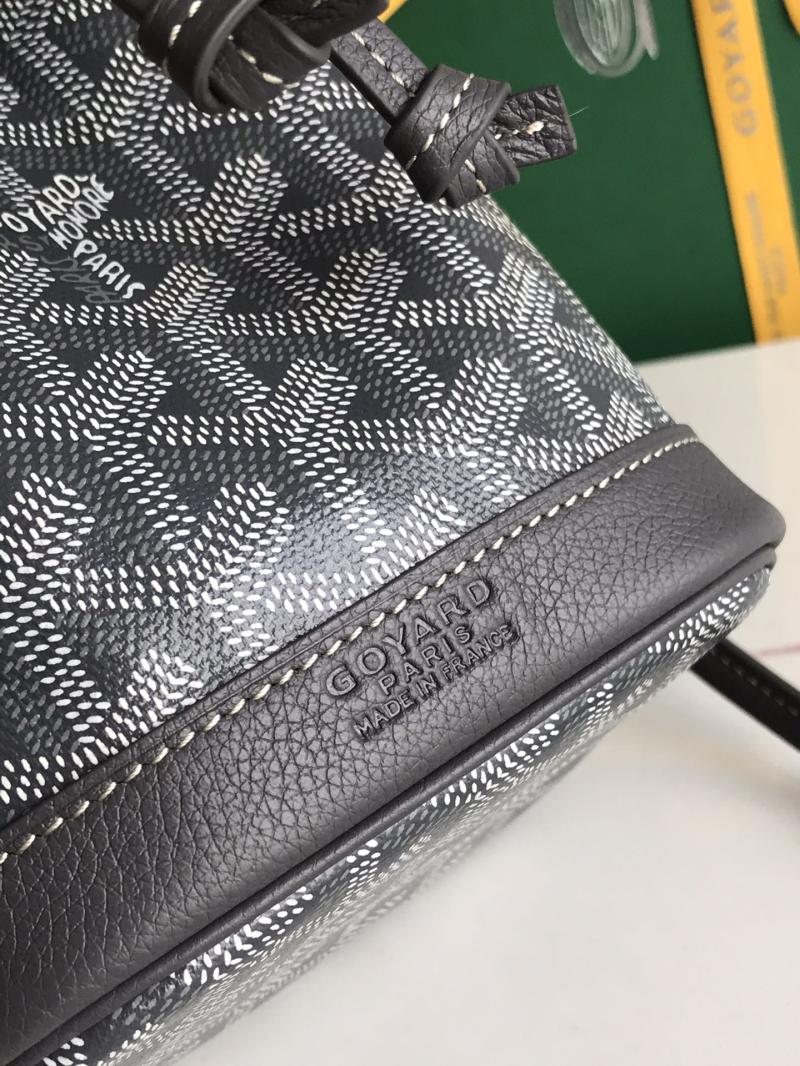 Goyard Petit Flot Mini Bucket Bag Grey G020251