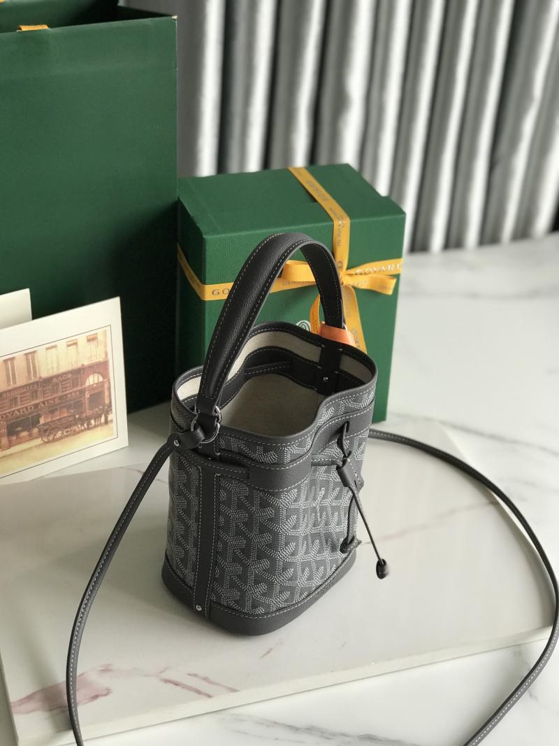 Goyard Petit Flot Mini Bucket Bag Grey G020251
