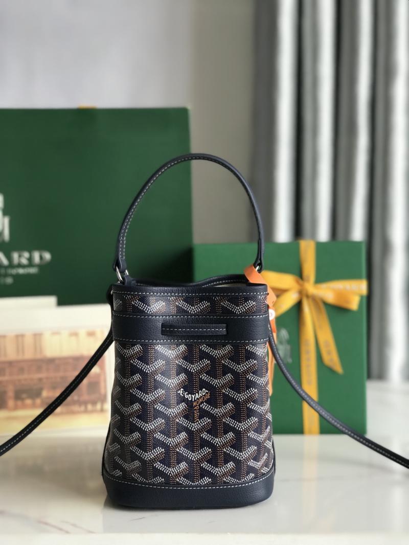 Goyard Petit Flot Mini Bucket Bag Navy G020251