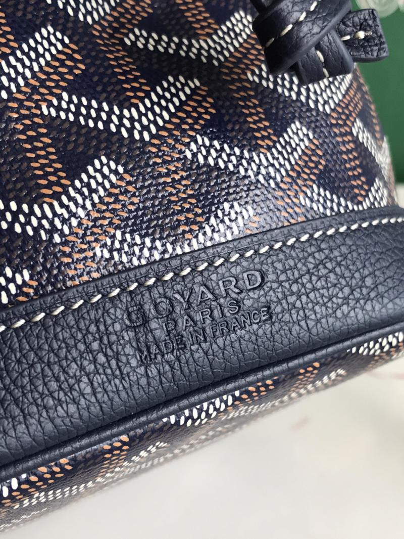 Goyard Petit Flot Mini Bucket Bag Navy G020251