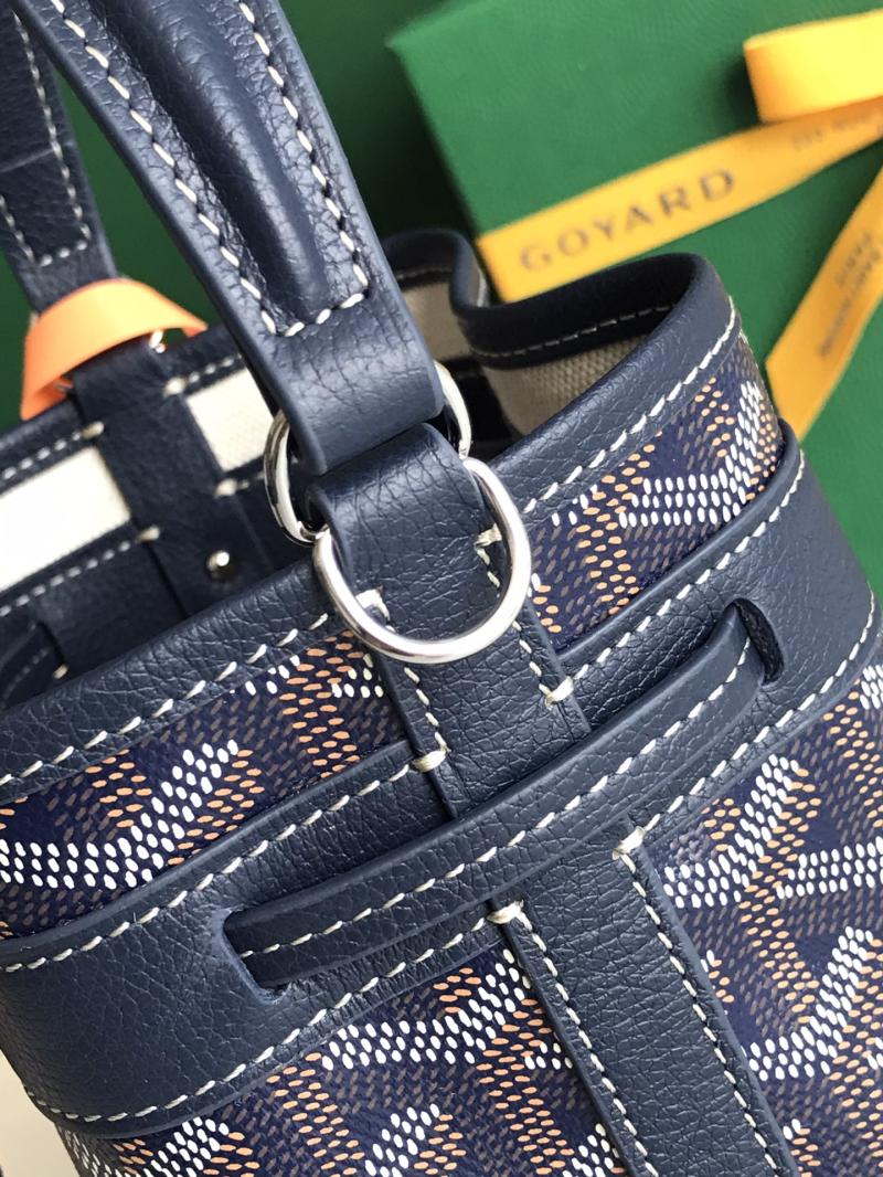 Goyard Petit Flot Mini Bucket Bag Navy G020251