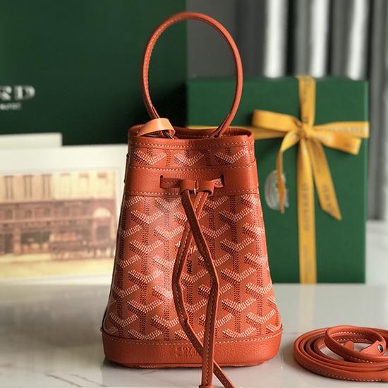 Goyard Petit Flot Mini Bucket Bag Orange G020251