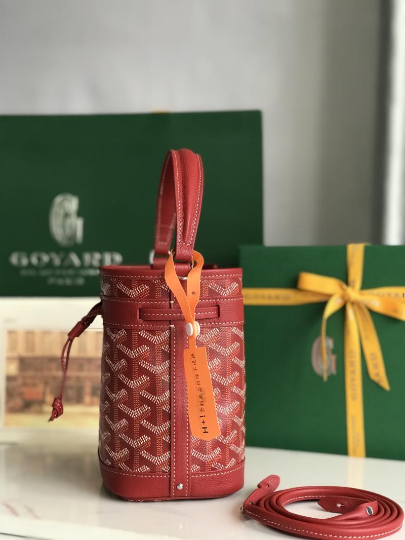 Goyard Petit Flot Mini Bucket Bag Red G020251