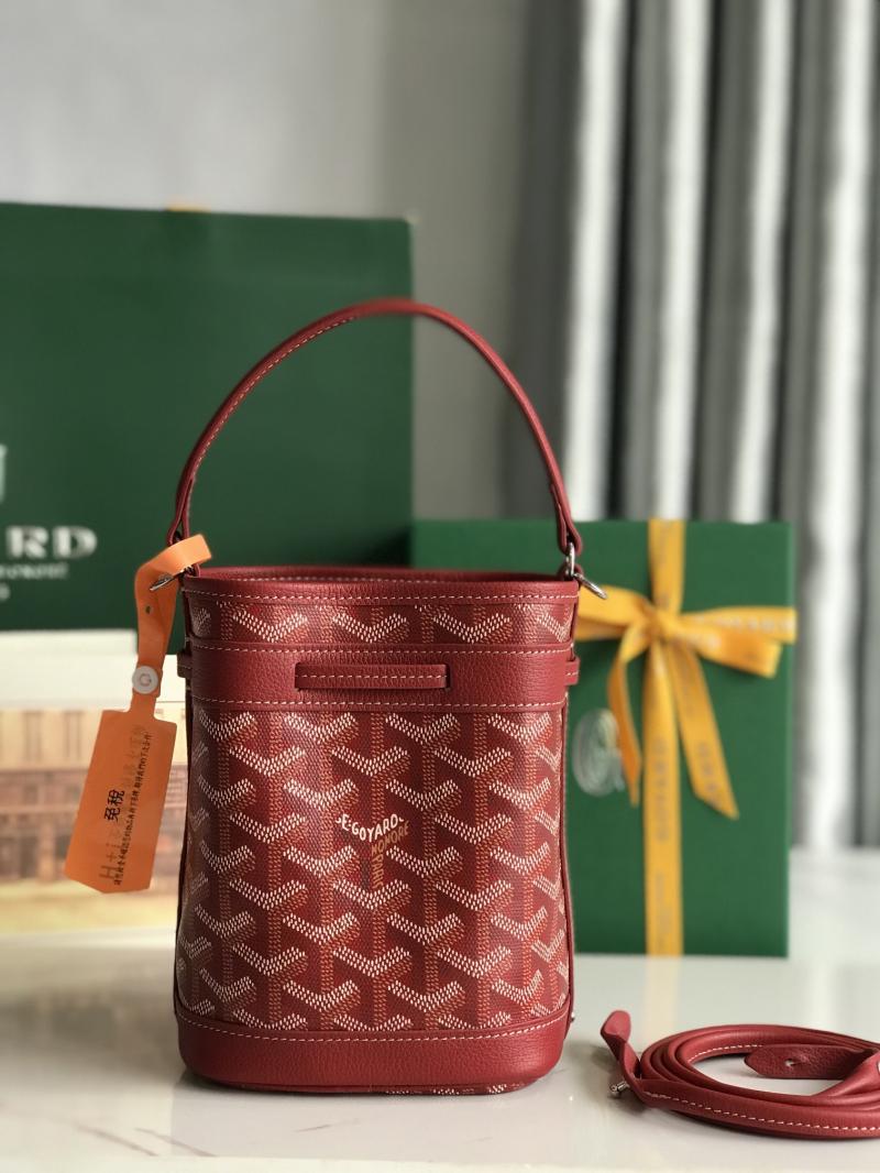 Goyard Petit Flot Mini Bucket Bag Red G020251