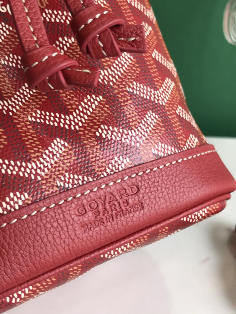 Goyard Petit Flot Mini Bucket Bag Red G020251