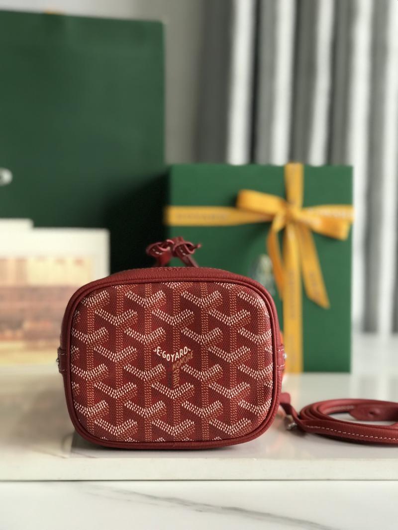 Goyard Petit Flot Mini Bucket Bag Red G020251