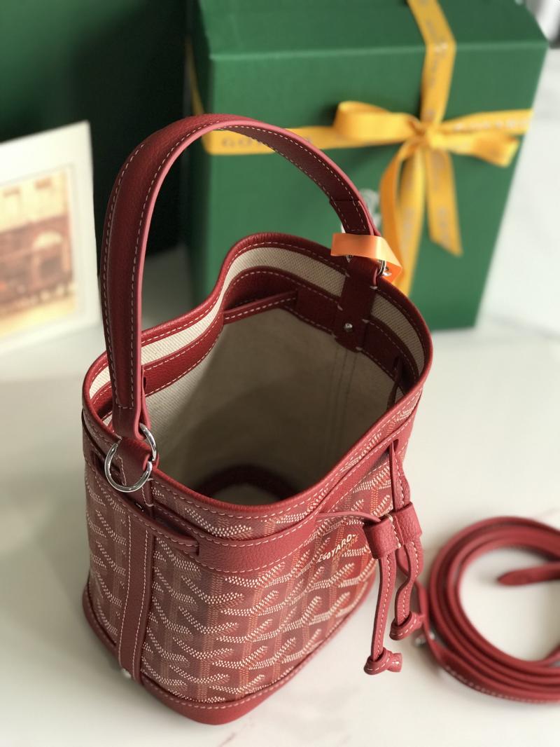 Goyard Petit Flot Mini Bucket Bag Red G020251