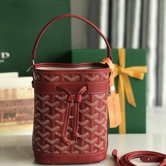 Goyard Petit Flot Mini Bucket Bag Red G020251